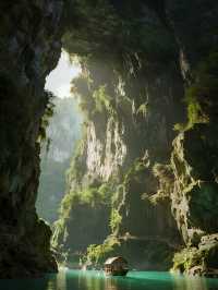 廣西通靈大峽谷親子遊探秘侏羅紀！娃見桫欏超興奮