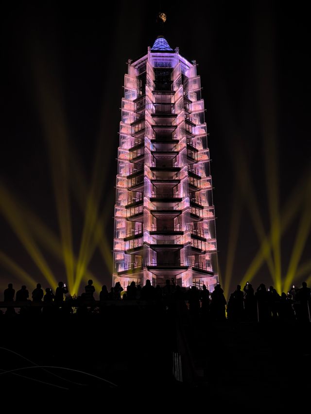 南京旅遊不要放過大報恩寺的夜景