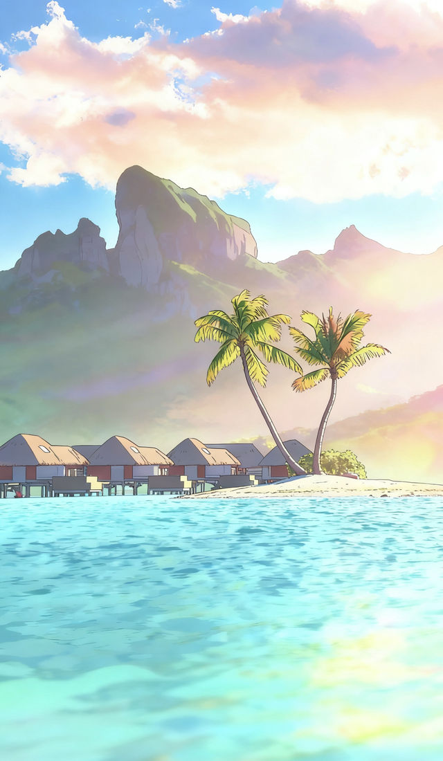 波拉波拉島深度遊｜墜入藍色烏托邦的神仙體驗《動漫版》