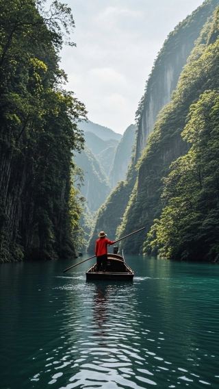 Pingshan Canyon in Hefeng County, Enshi, is known as "China's Semporna".