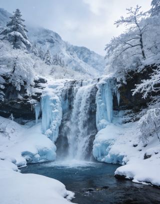 瓦屋山の氷雪の奇遇記