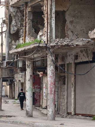 เมืองริมฝั่งแม่น้ำไทกริสที่สูญเสีย. อิรัก. มอสุล