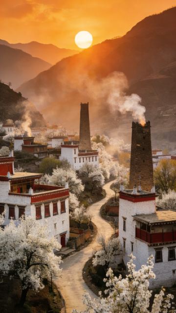 3월 진촨｜설산 아래 배꽃 눈을 만나러 가요