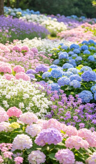 石漠の上の花海の秘境