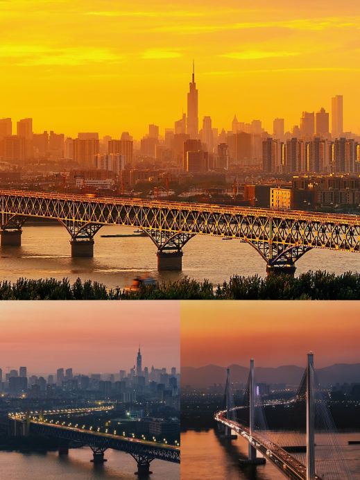 Changqiao crosses the river, the evening breeze reaches the world