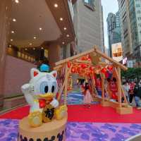 時代廣場米奇唐老鴨可新年