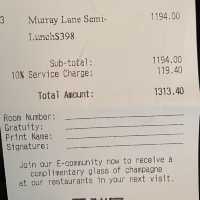 Lunch buffet @Murray Lane central 