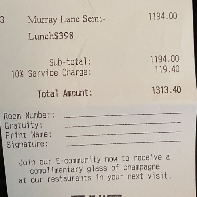 Lunch buffet @Murray Lane central 