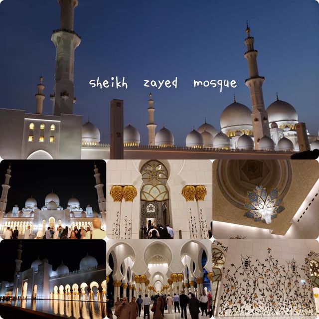 最美清真寺🕌️阿布扎比sheikh zayed mosque🫶🏻杜拜旅行半日遊