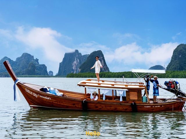 ล่องเรืออ่าวพังงา ชมวิวเกาะกลางทะเล