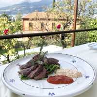 Como cuisine with romantic lake view 