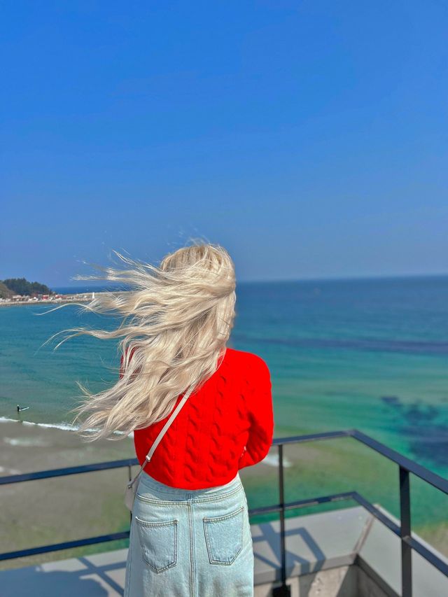 죽도해변뷰 카페 마할로☕️