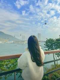 산과 바다를 모두 볼 수 있는 케이블카!