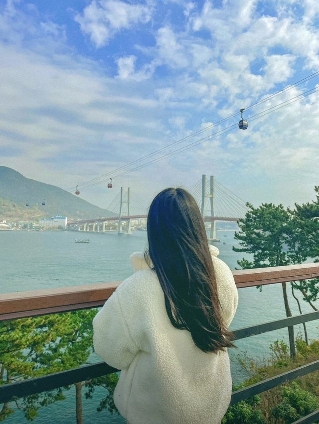 산과 바다를 모두 볼 수 있는 케이블카!