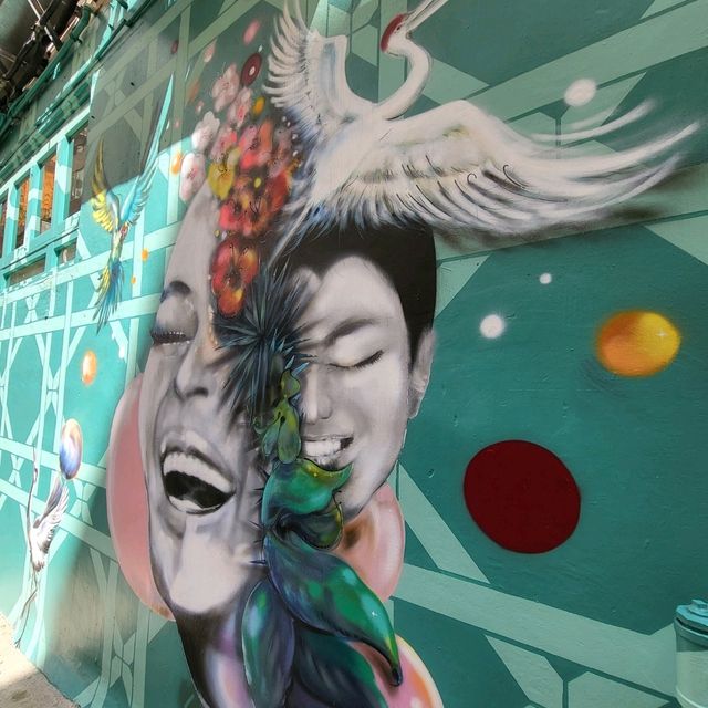 香港🇭🇰中環のウォールアート🎨