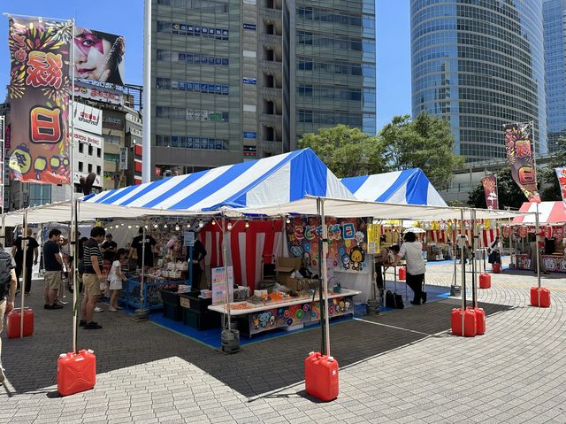東京・品川。品川駅港南口に広がる公園『港南ふれあい広場』
