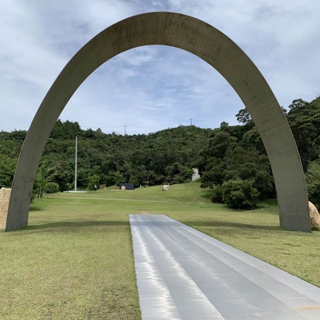 Outdoor Art Space - Lee Ufan Museum- Naoshima 