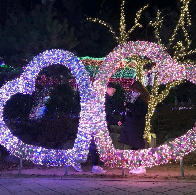 韓國冬天最有名 看夜燈🌟 安山星光村