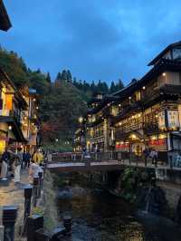 Autumn in Ginzan onsen, Yamagata
