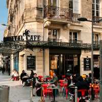 LIVELY CAFE IN BORDEAUX.