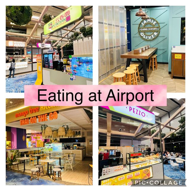 So much to eat at Changi Airport Transit Area