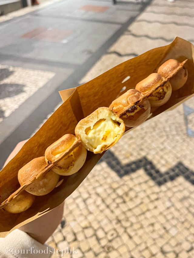 澳門美食｜大三巴附近必吃的葡撻雞蛋仔！