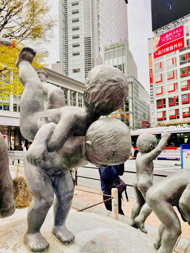 The statue of Hachiko