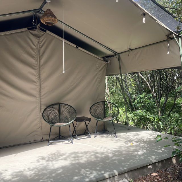 Tented camp hotel in Masai Mara 