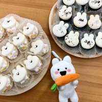 【福岡カフェ】かわいいうさぎの形のトゥンカロン