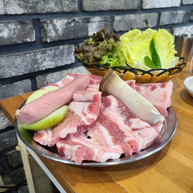 서귀포 중문 맛집)동네갈비 - 중문관광단지 제주도민 돼지생갈비, 돼지양념갈비 맛집