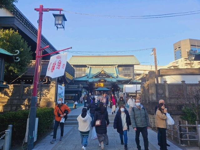 The visit to Tomioka Hachiman Shrine