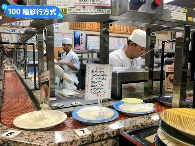 日本沖繩-美國村的人氣迴轉壽司老店：迴轉壽司市場