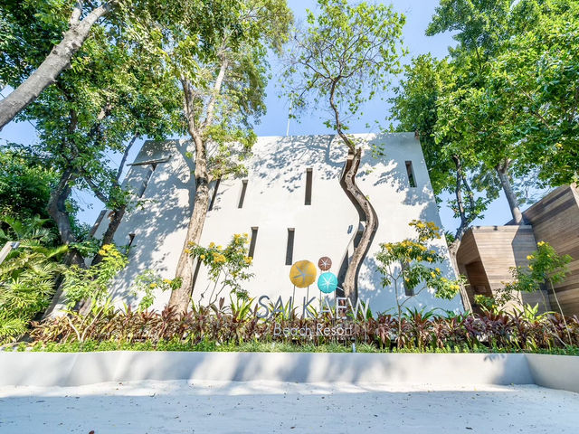 ห้องเริ่มต้น🚶‍♂️เดินไม่ไกลก็ถึงทะเลที่ทรายสวยที่1