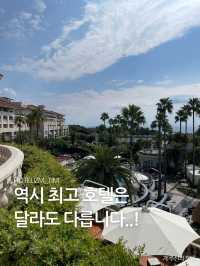 역시 최고 호텔은 달라도 다릅니다..!