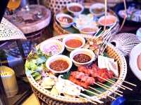 Dinner buffet at House of Kin