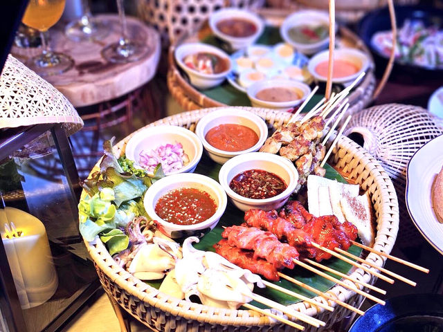 Dinner buffet at House of Kin