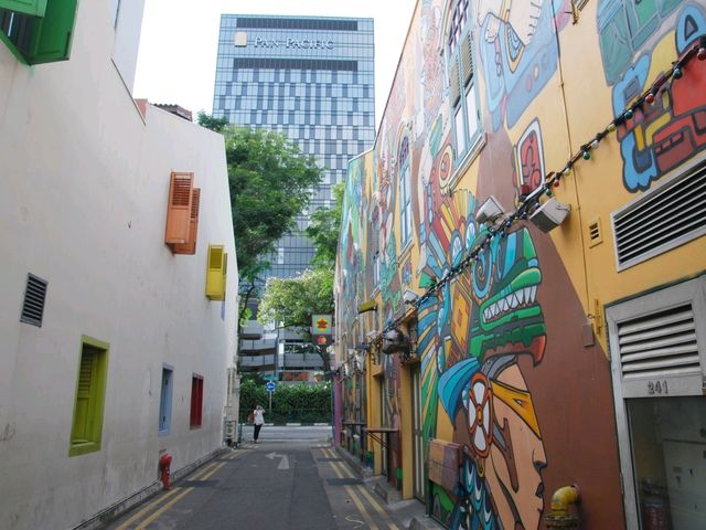 Haji Ln เที่ยว Street Art สิงคโปร์