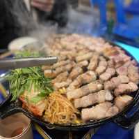 【韓国・ソウル🇰🇷】お肉以外食べ放題！おしゃれミネリサムギョプサル！