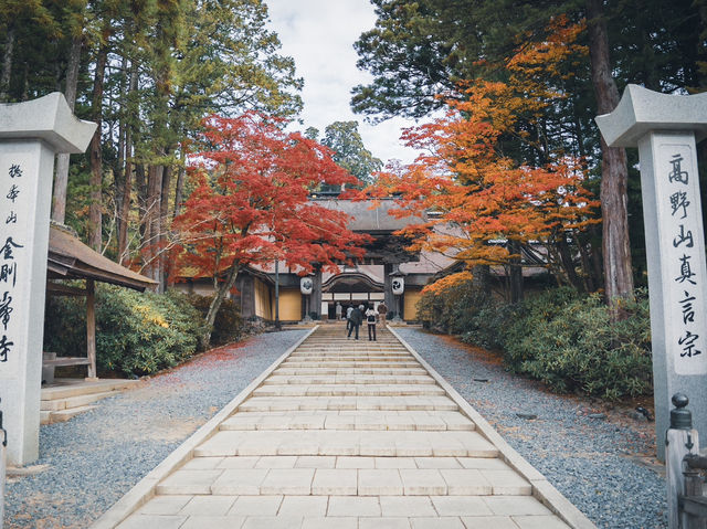 🍁秋色に染まる金剛峯寺で心癒されるひとときを🍁