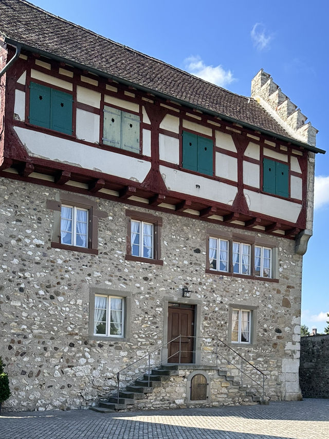 Historical castle in Rheinfall