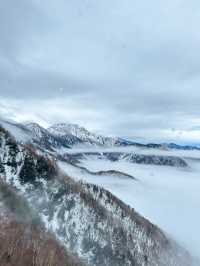 來搭一趟新穗高纜車會被雪景震撼到🩵🤍🚠