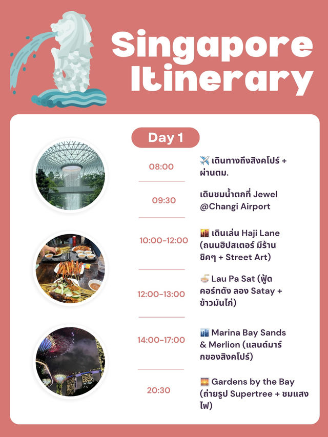 เที่ยวสิงคโปร์ 4 วัน 3 คืน 🇸🇬 📌 กิน-เที่ยว-ช้อป