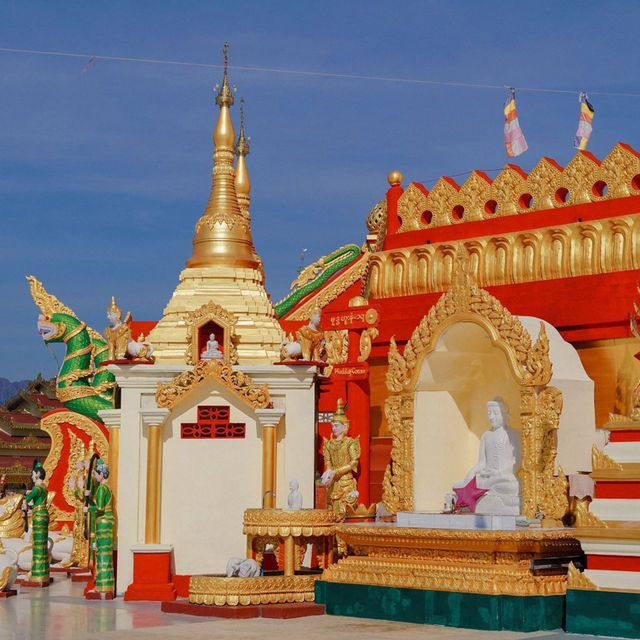 พุทธมหาเจดีย์พระธาตุตะกอ รัฐกะเหรี่ยง ประเทศพม่า