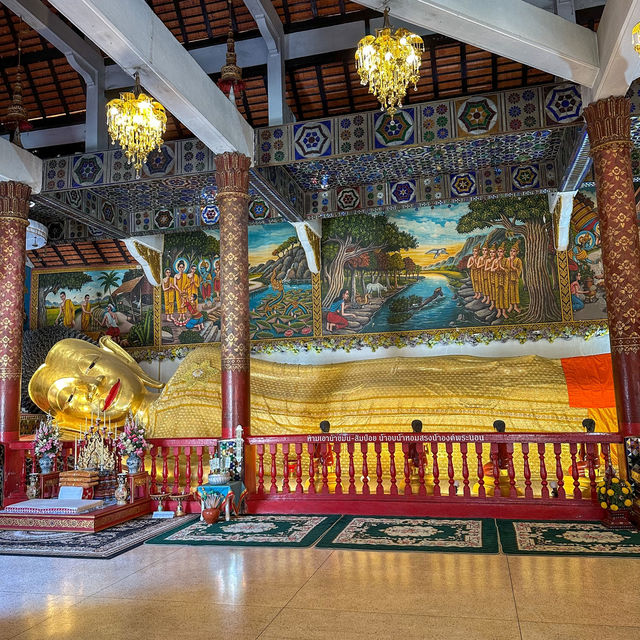 สักการะสมหวัง🙏วัดพระนอนแม่ปูคา เชียงใหม่