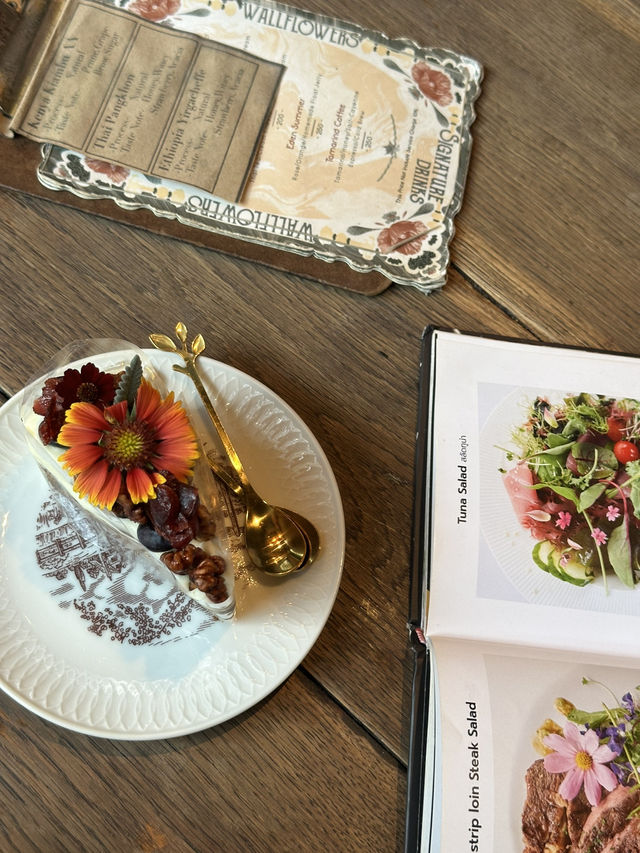 🇹🇭曼谷🌷復古法式花系Wall flowers cafe 