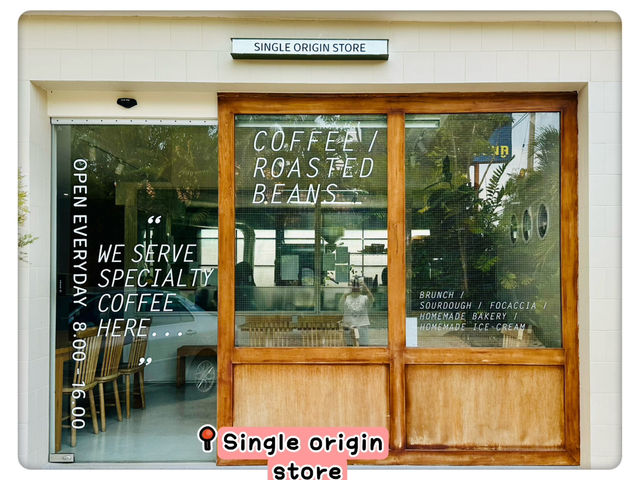 Specialty coffee at Single origin Store