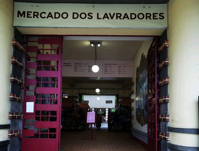 The Mercado dos Lavradores - Farmers' Market in Funchai, Madeira