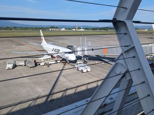 【鹿児島】展望デッキで飛行機を見送る✈️