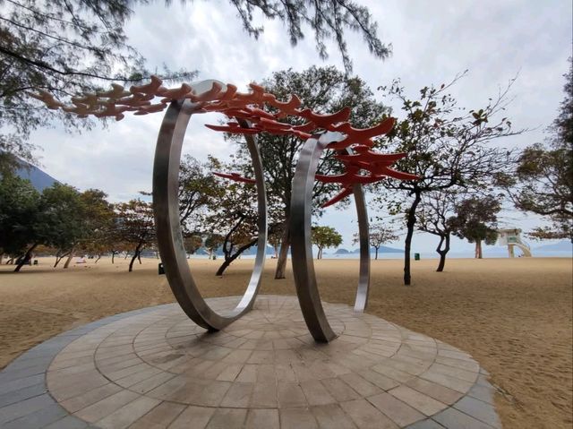 ชายหาดสวย ทางตอนใต้ของเกาะฮ่องกง