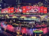 City Lights from Above: Bangkok’s Central World Night Glow 🌃✨